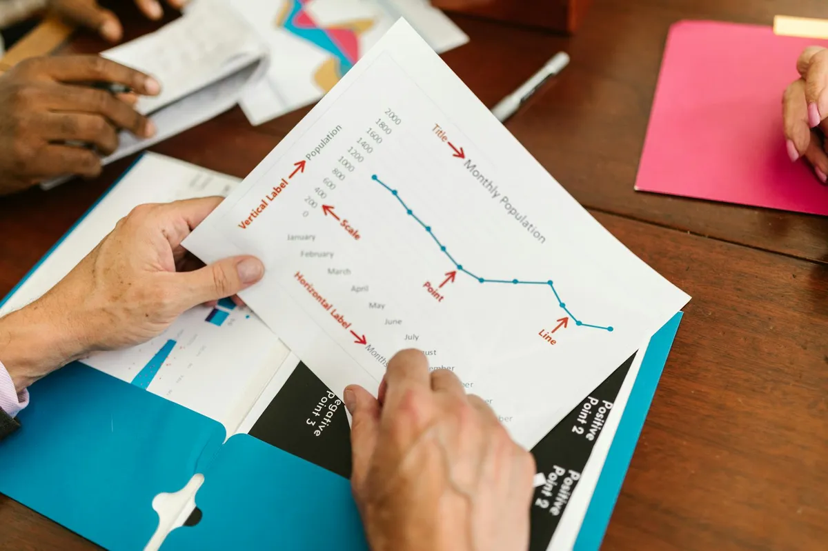 Dono de negócio em frente a computador revisando dados financeiros do fechamento mensal